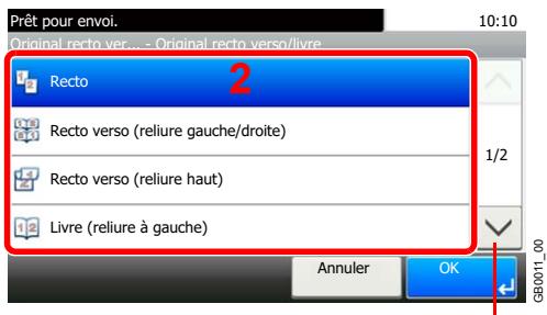 KYOCERA FS-C8020MFP - Sélectionner le type d'original. - 3