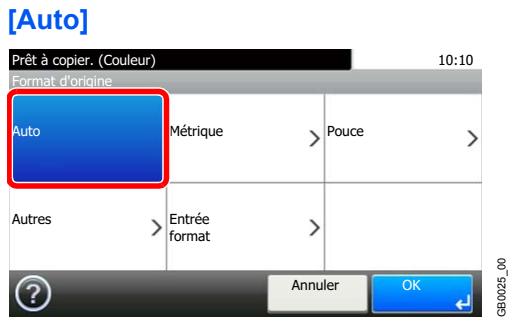 KYOCERA FS-C8020MFP - Sélectionner le format d'origine. - 1