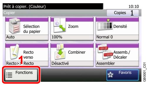 KYOCERA FS-C8020MFP - Afficher l'écran. - 1