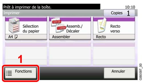 KYOCERA FS-C8020MFP - Afficher l'écran. - 1