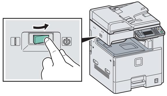 KYOCERA FS-C8020MFP - Mettre la machine hors tension. - 1