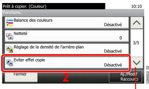 KYOCERA FS-C8020MFP - Afficher l'écran. - 3