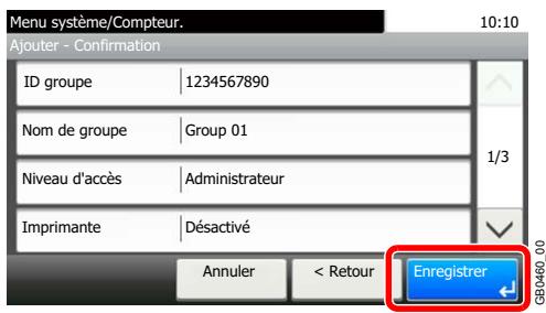 KYOCERA FS-C8020MFP - Enregister le groupe. - 1