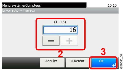 KYOCERA FS-C8020MFP - Sélectionner la fonction. - 3
