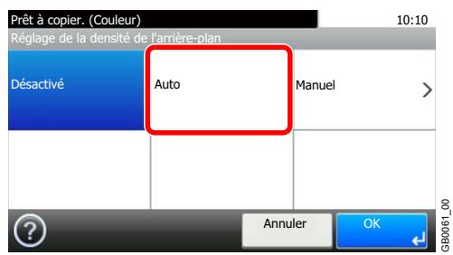 KYOCERA FS-C8020MFP - Ajuster la densité de l'arrière-plan. - 1