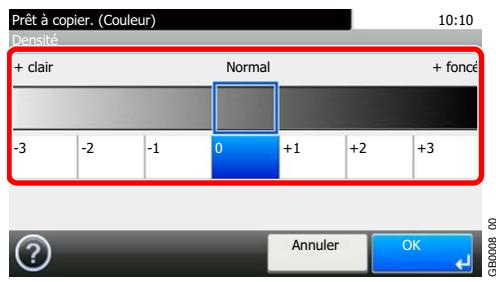KYOCERA FS-C8020MFP - Ajuster la densité. - 1