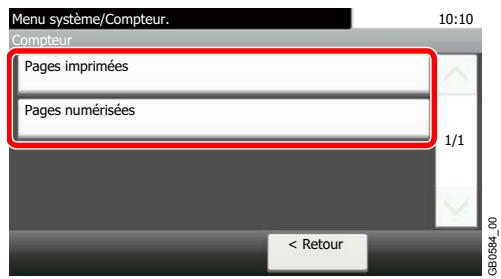 KYOCERA FS-C8020MFP - Vérifier le compteur. - 1