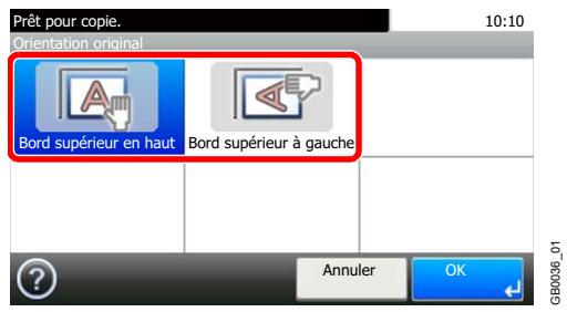 KYOCERA FS-C8020MFP - Sélectionner la fonction. - 1