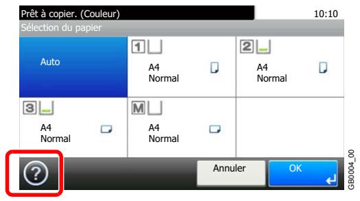 KYOCERA FS-C8020MFP - Écran d'aide - 1