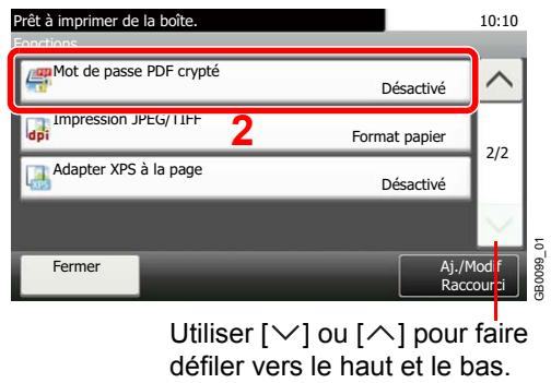 KYOCERA FS-C8020MFP - Afficher l'écran. - 2
