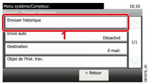 KYOCERA FS-C8020MFP - Envoyer l'histoire. - 1
