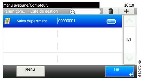 KYOCERA FS-C8020MFP - Ajouter un compte. - 1