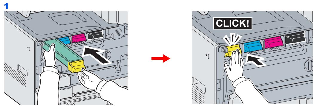 KYOCERA FS-C8020MFP - Installer la nouvelle cartouche de toner. - 1