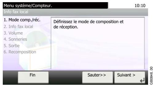 KYOCERA FS-C8020MFP - Configurer la fonction. - 2