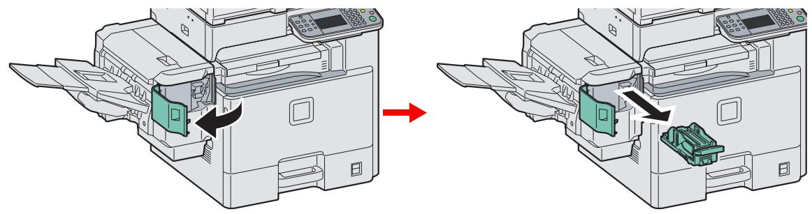 KYOCERA FS-C8020MFP - Retirer le portec-artouche d'agrafes. - 1