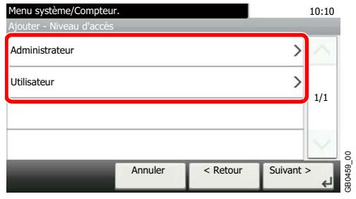 KYOCERA FS-C8020MFP - Saisir les informations du groupe. - 3