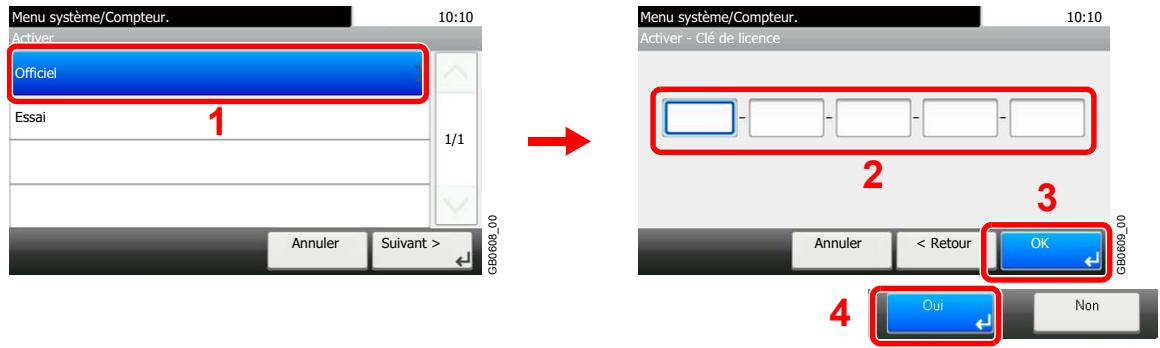 KYOCERA FS-C8020MFP - Commencer l'utilisation d'une application. - 2