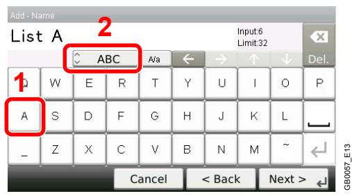 KYOCERA FS-C8020MFP - Entrer "A-1". - 1