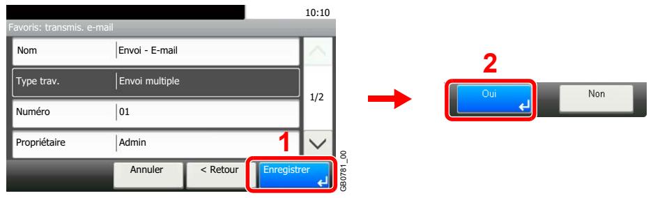 KYOCERA FS-C8020MFP - Enregistrer le favorsi. - 1