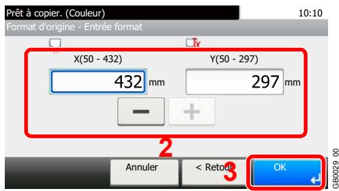 KYOCERA FS-C8020MFP - Sélectionner le format d'origine. - 5