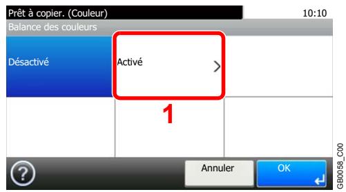 KYOCERA FS-C8020MFP - Sélectionner la fonction. - 1