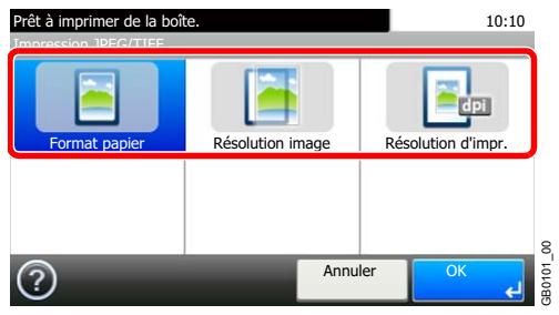 KYOCERA FS-C8020MFP - Sélectionner la fonction. - 1