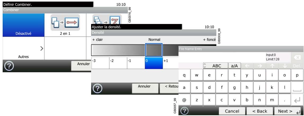 KYOCERA FS-C8020MFP - Lors de l'utilisation du mode assistant - 1