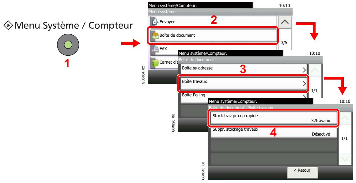 KYOCERA FS-C8020MFP - Afficher l'écran. - 1