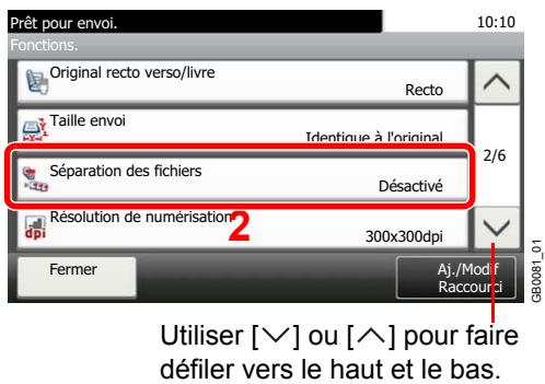KYOCERA FS-C8020MFP - Afficher l'écran. - 2