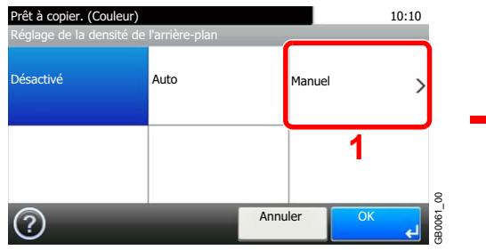 KYOCERA FS-C8020MFP - Ajuster la densité de l'arrière-plan. - 2