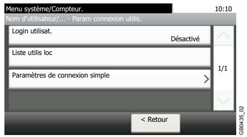 KYOCERA FS-C8020MFP - Configurer la fonction. - 1