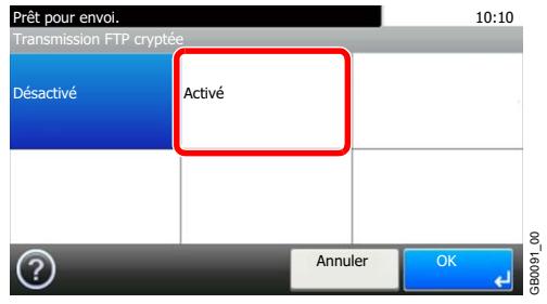 KYOCERA FS-C8020MFP - Sélectionner la fonction. - 1