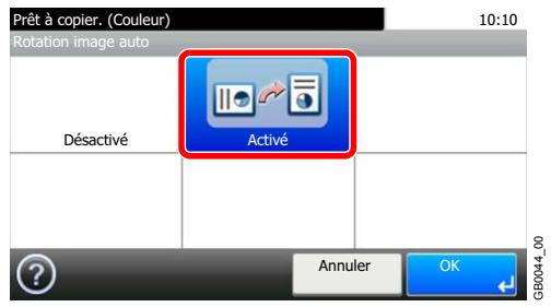 KYOCERA FS-C8020MFP - Sélectionner la fonction. - 1