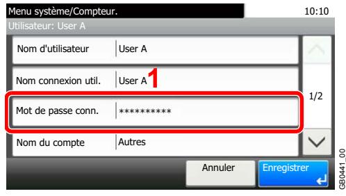 KYOCERA FS-C8020MFP - [Mot de passer d'accès] - 1