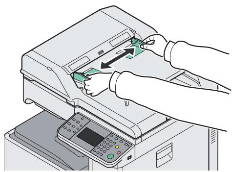 KYOCERA FS-C8020MFP - Régler le format du plateau des originaux. - 1