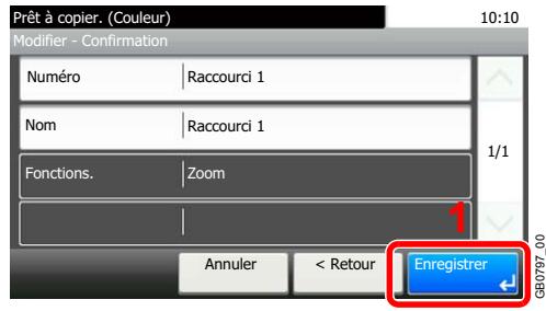 KYOCERA FS-C8020MFP - Enregister le raccourci. - 1
