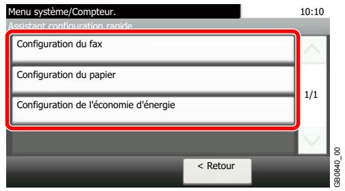 KYOCERA FS-C8020MFP - Sélectionner une fonction. - 1