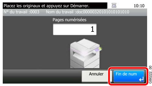 KYOCERA FS-C8020MFP - Terminer la numérisation. - 1