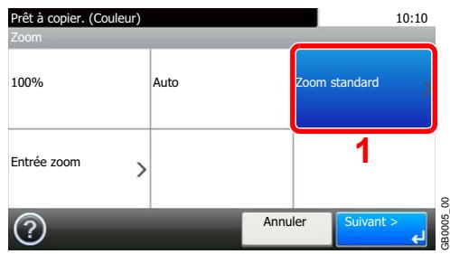 KYOCERA FS-C8020MFP - Sélectionner la fonction. - 2