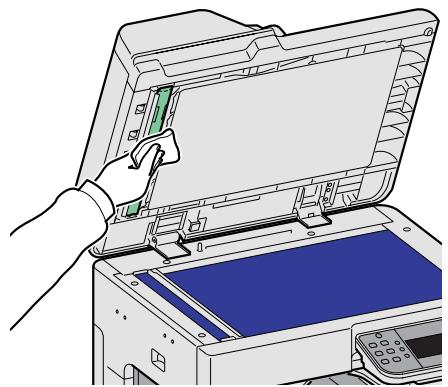 KYOCERA FS-C8020MFP - Essuyer le guide blanc. - 1