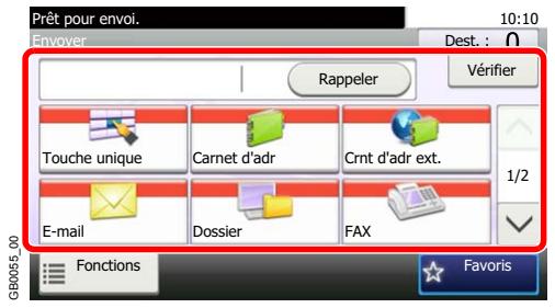 KYOCERA FS-C8020MFP - Spécification de la destination - 1