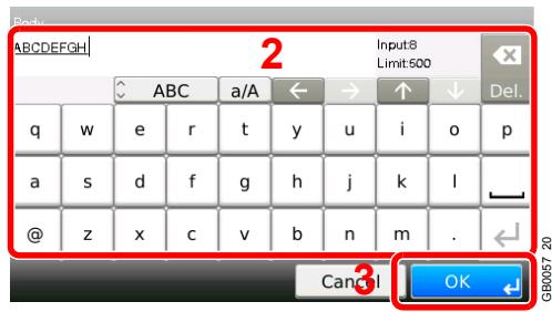 KYOCERA FS-C8020MFP - Entrer le corps. - 3