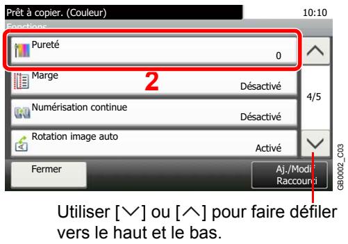 KYOCERA FS-C8020MFP - Afficher l'écran. - 3