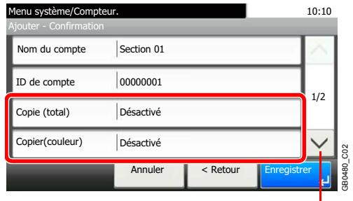 KYOCERA FS-C8020MFP - [Individual] est sélectionné pour Nbre copies/impress. - 1