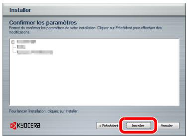 KYOCERA FS-C8020MFP - Lancer l'installation. - 1
