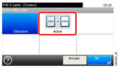 KYOCERA FS-C8020MFP - Sélectionner la fonction. - 1
