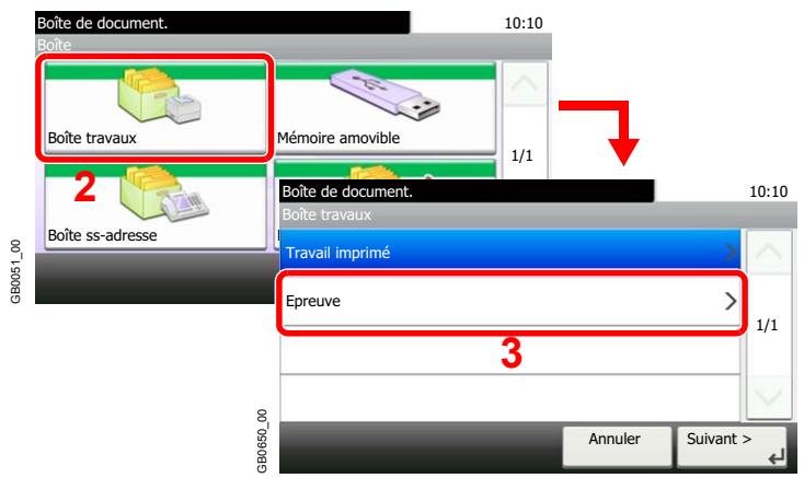KYOCERA FS-C8020MFP - Afficher l'écran. - 3