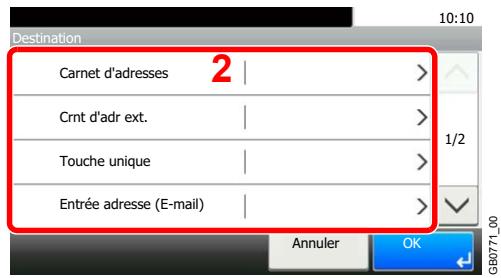 KYOCERA FS-C8020MFP - Vérifier les paramètres. - 12
