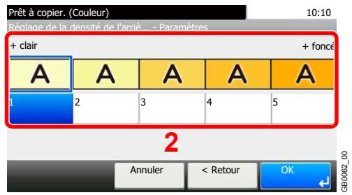 KYOCERA FS-C8020MFP - Ajuster la densité de l'arrière-plan. - 4