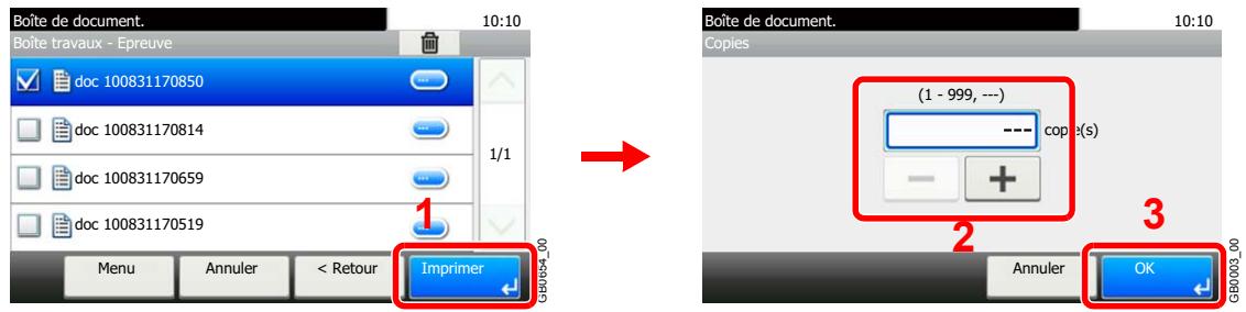 KYOCERA FS-C8020MFP - Imprimer et supprimer le document. - 1